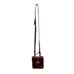 The American West Heritage Collection Brown Leather Tooled Small Crossbody Bag